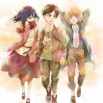 Mikasa – Eren – Armin