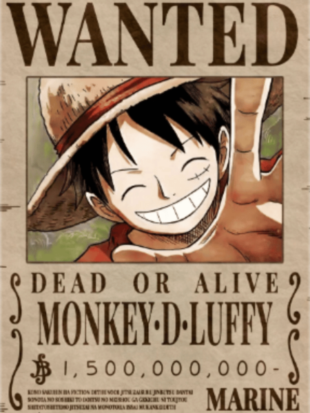Luffy Bounty Wanted
