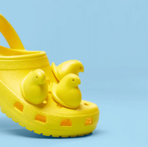 clog peeps (yellow) x crocs